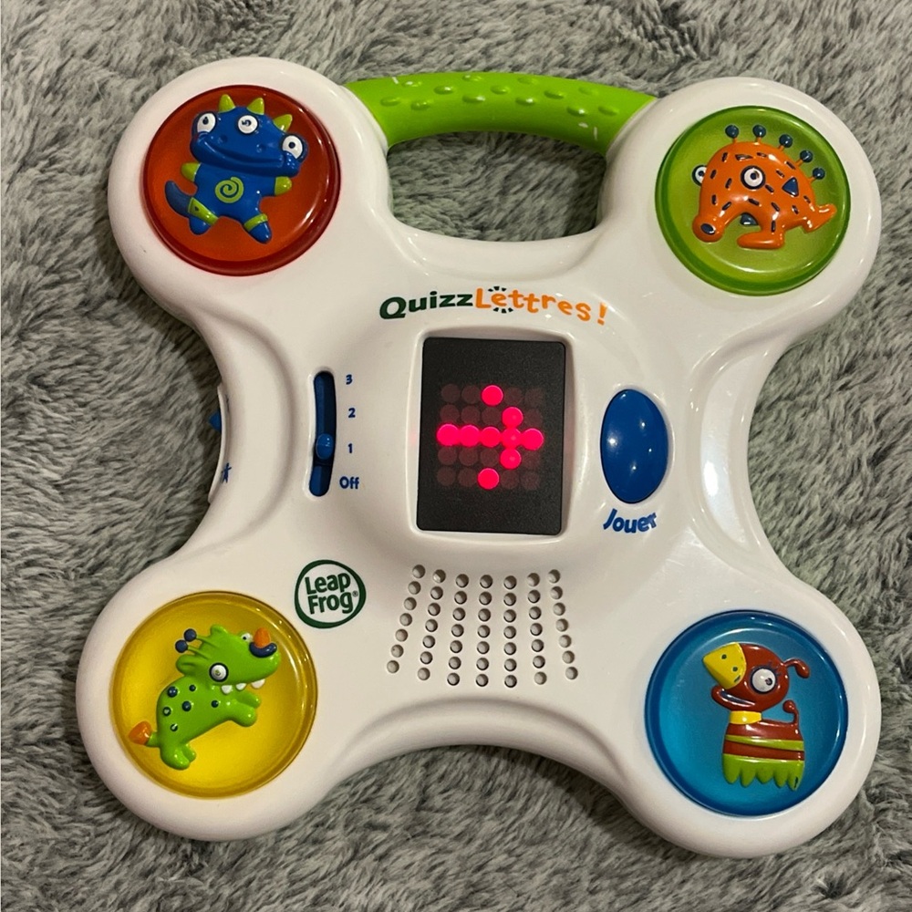 🐶3/20$ Leap Frog Letter Crazy Interactive Electronic Phonics Learning French